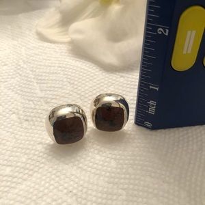 Vintage 925 Solid Sterling Silver Stud Earrings